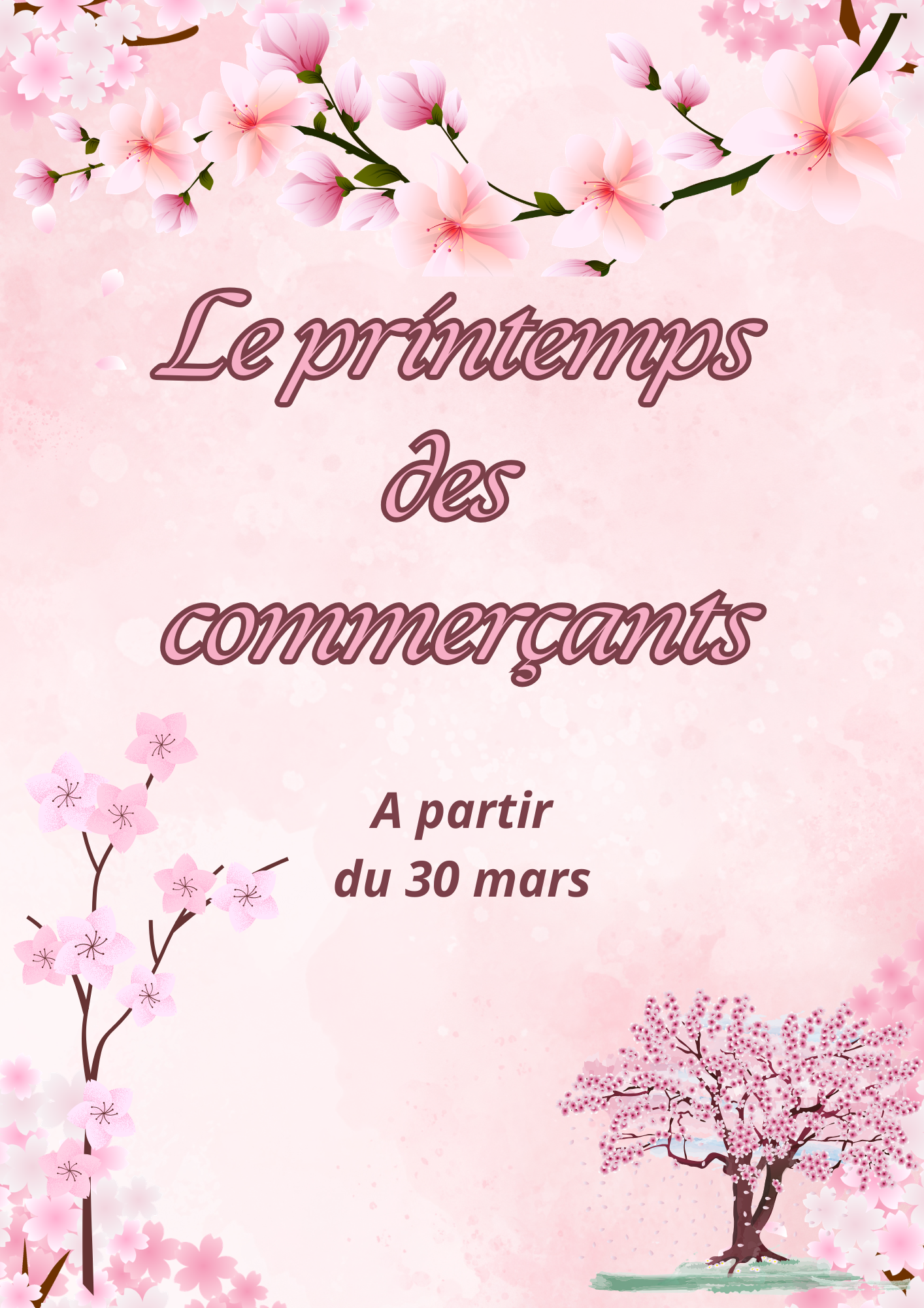 Le printemps 2026 Le printemps 2026